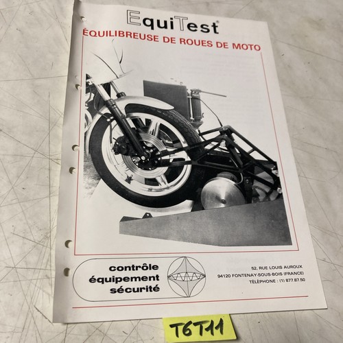 Equitest équilibrage roue