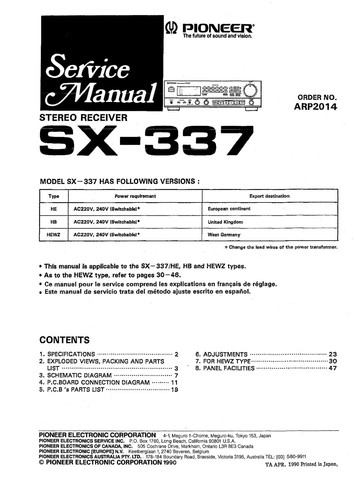 Service manuel instructions - service,