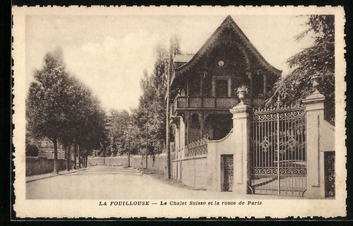 Cpa fouillouse chalet - fouillouse,, le