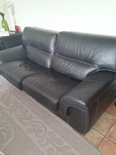 Salon en cuir 3 éléments ensembles ou séparés