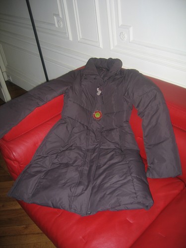 Doudoune marron maliparmi - doudoune,