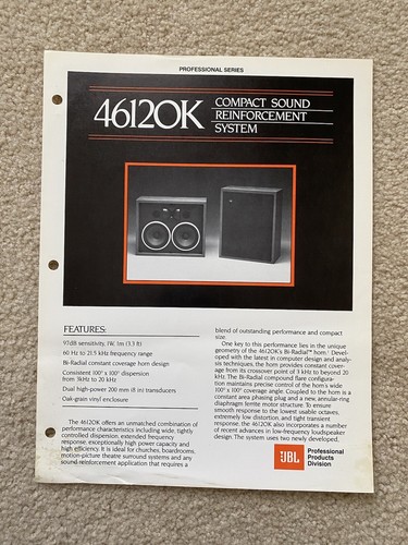 Vintage original jbl 46120k - vintage,