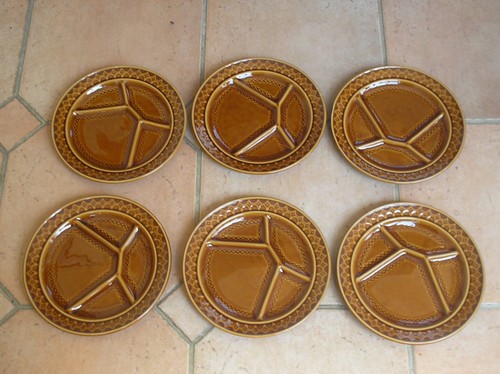 Lot assiettes fondue - assiettes, /