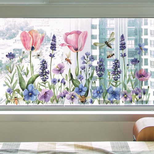 Sticker mural tulipe - mural, tulipe,