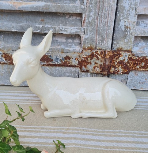 Ancienne statue biche - statue, en