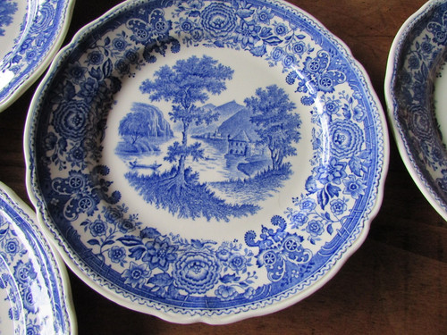 Assiettes dessert faience - 10, a