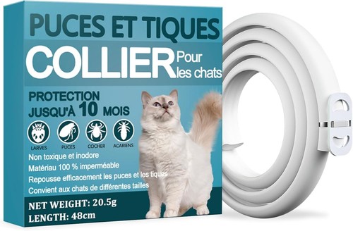 Collier anti puces chat - collier,