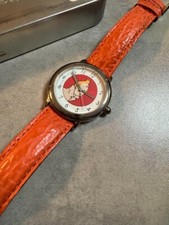 The Adventures of Tintin Ladies Watch with Tin Box Dead battery From Japan