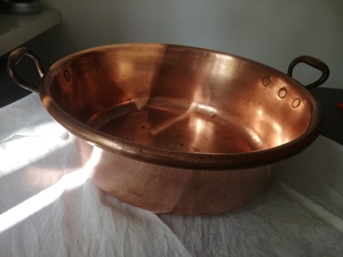 Bassine confiture cuivre - bassine,