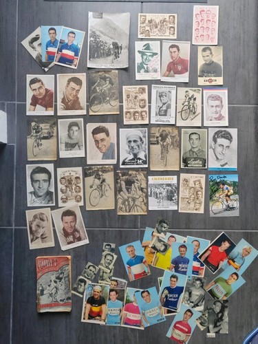Lot autographes cartes - lot,
