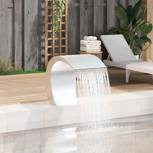 Fontaine lame eau acier - fontaine,