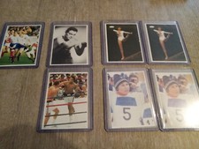 7x Muhammad Ali Cerdan Comaneci Boxing 1985 Poulain Card Series 44