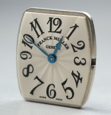 Mouvement à quartz Franck Muller Curvex Tonneau et cadran argenté réf.280002 ...