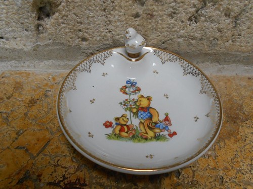 Assiette bouillie ancienne - assiette, à