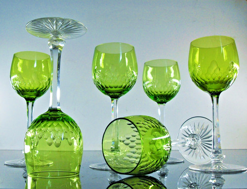 Anciennes grand verres vin - 6,
