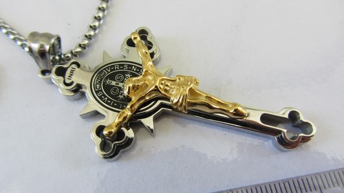 Crucifix ancien chaine - +,