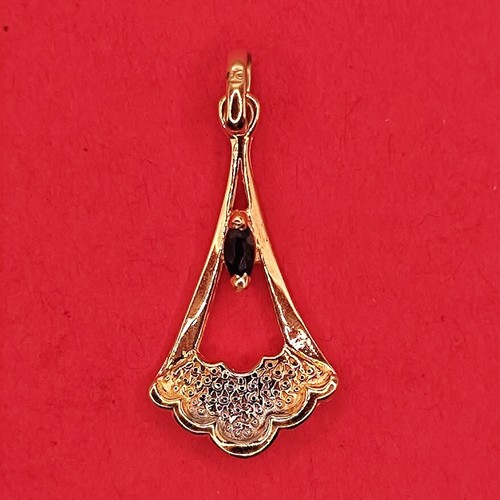 Pendentif vintage plaqué - , or