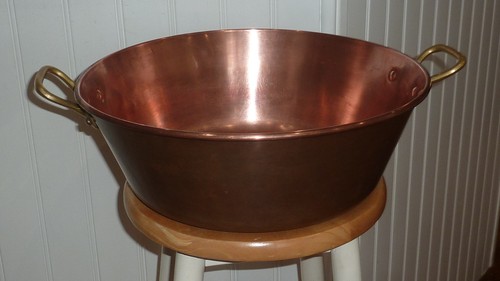 Bassine cuivre confiture - en,