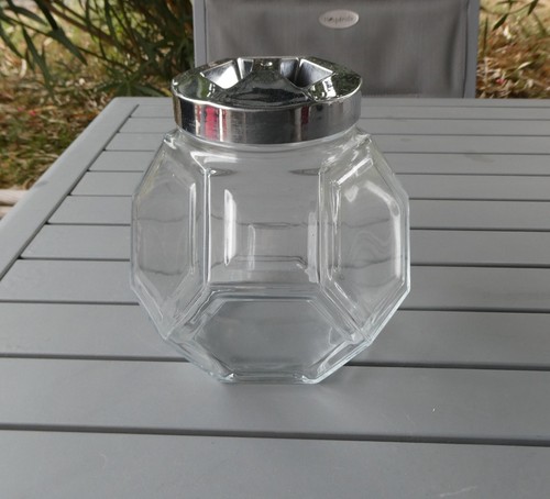 Bocal bonbons verre vintage - bocal,