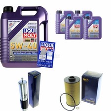 Kit D'Inspection Filtre Huile Liqui Moly Huile 9L 5W-40 pour BMW 7er E38 740i Il