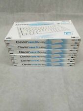 Lot revendeur shipping box X6 Clavier AZERTY blanc sans fil 6M extra fin Neuf