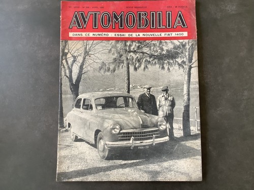 Revue automobilia fiat 1400 - revue,
