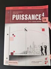 Manuel Scolaire Mathématique Puissance 4 SN Cahiers De Savoirs Et D'activité
