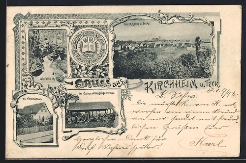 Carte postale kirchheim - postale,