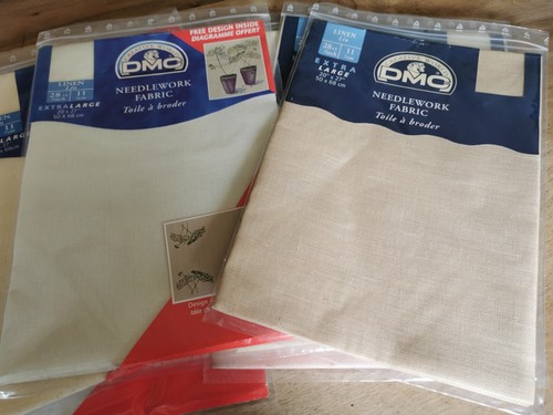 Toile lin broder dmc - broder,