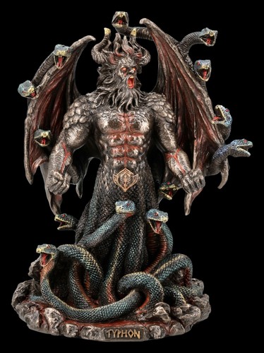 Figurine typhon peinte la - typhon, à