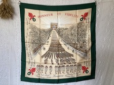 Foulard Soie Vintage Légion