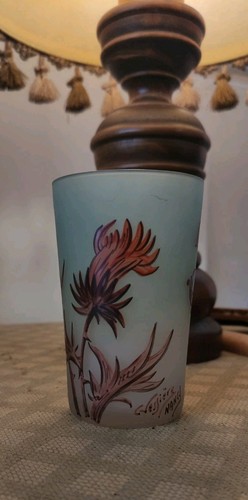 Gobelet art nouveau verre - gobelet,
