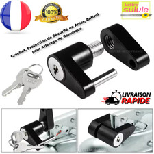 Attache Remorque Attelage Antivol Camping Car etc Goupille a serrure Universel