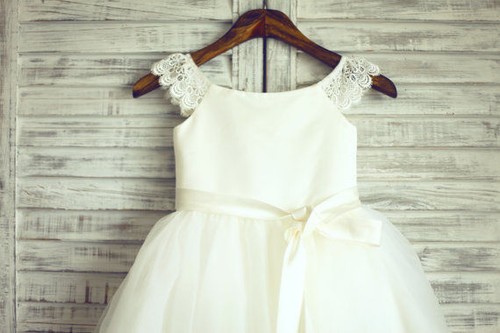 Lace tulle cap - lace,