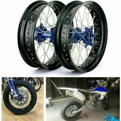 25 supermoto roues - 17"x3.5/4.25,