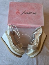 Chaussures compensées blanche