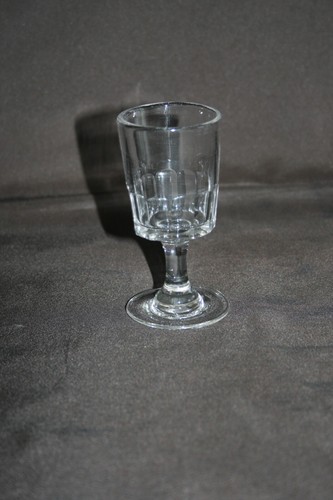 Verre table ancien pied - table, à