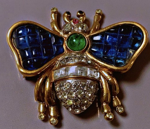 Abeille vintage broche gripoix - abeille,
