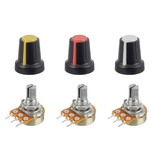 Potentiomètre linéaire - x,