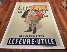 affiche ,Affiche ancienne,LU