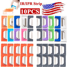 Dental Orthodontic IR/IPR Kits Interproximal Reduction Strips Polishing Saw 10Pc