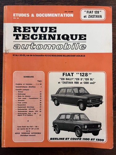 Revue technique automobile - revue,