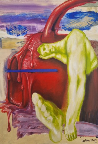 Lysiane coste acrylique sur - d.,