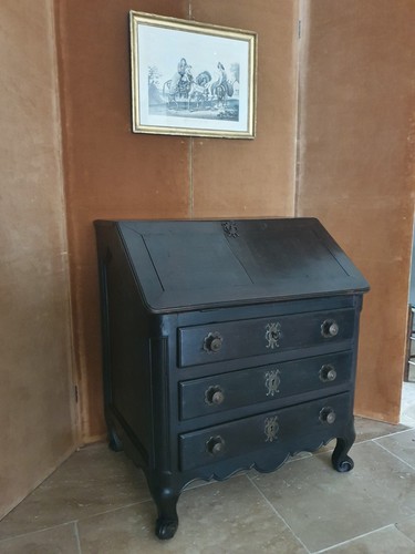 Commode scriban bois - ,, noirci