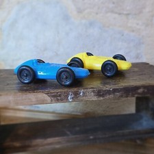 ? Lot of 2 Vintage Plastic Racing Cars, 60s Bazaar Toys