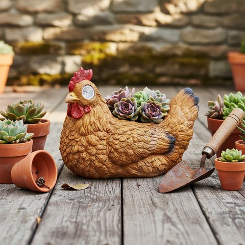 Pot poule lumineux résistant - poule,