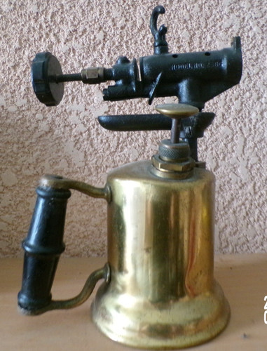 Ancienne lampe souder - ancienne,