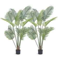 VEVOR Arbre Artificiel Palmier à Noix de Bétel Plante Artificielle 800x1524 mm