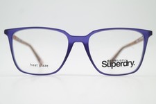 Lunettes Superdry Lexia. Bleu Marron Ovale Monture De Lunettes Neuf