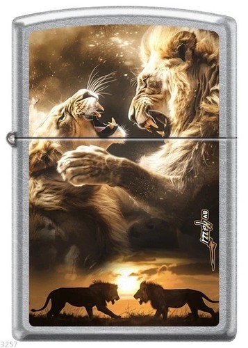 Zippo lions by - lions, mazzi
